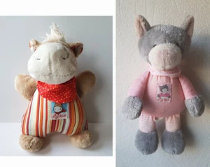 2x Sigikid Spieluhr PFERD Jappy Schlaf Kindchen 23cm + KATZE Guten Abend 31 cm - Bild 1 von 8