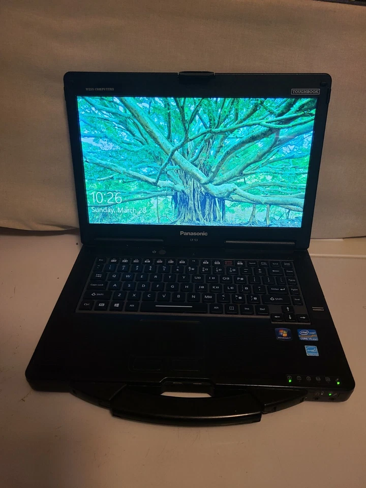 PANASONIC CF-53 MK2 TOUCH🔹i5-3320M@2.60GHz/8GB/256SSD/WIN7PRO64BIT - Image 1 of 4
