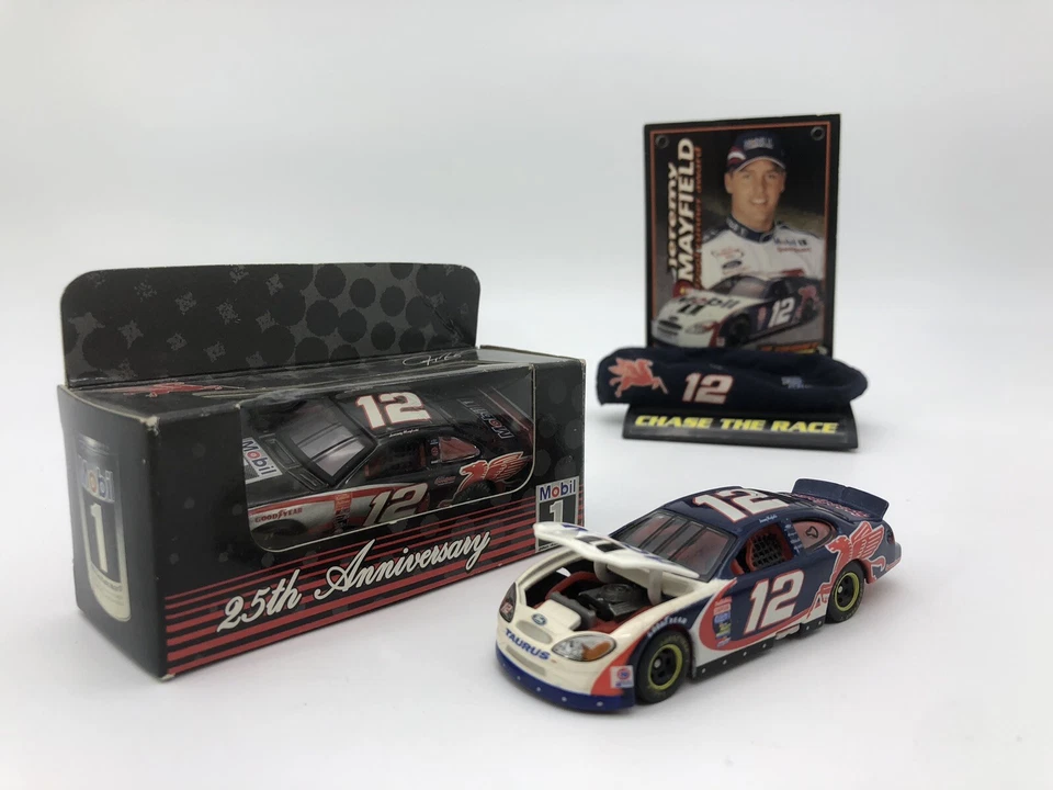 1999 Team Caliber #12 Jeremy Mayfield Mobil 1 25th Anniversary Ford Taurus 1/64