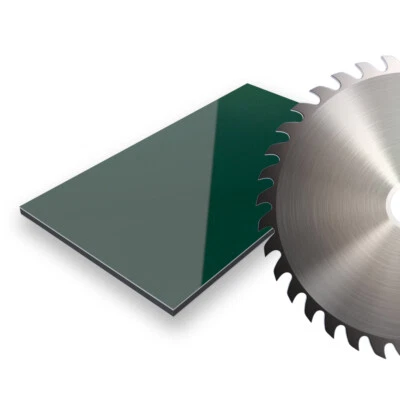 ALUVERBUND24 Aluverbundplatte Aluminiumverbundplatte Aluplatte Verbund 3mm Moosgrün RAL6005