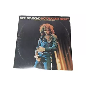 Hot August Night Live by Neil Diamond MCA 2-8000 1972 Vinyl Records - Foto 1 di 9