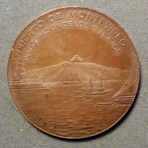 Uruguay: Inauguración del Puerto de Montevideo 1901 - Imagen 1 de 2