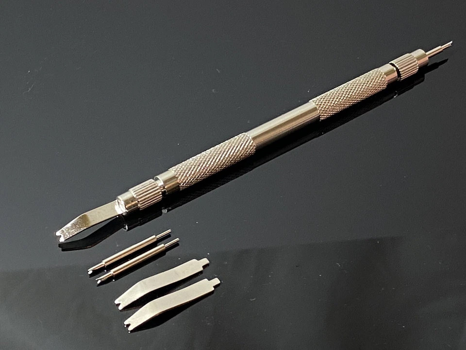 Lote de kits de ferramentas de reparo de remoção de barra de mola removedor de pulseira de relógio 1 peça - Imagem 1 de 4