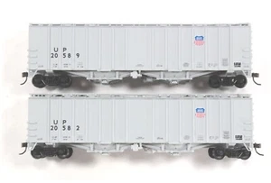 HO Walthers Union Pacific 50ft 4-Bay Covered Hopper, Airslide #20582, 20589 New - Picture 1 of 14