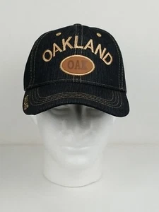 Denim Oakland verstellbare Baseball Cap Mütze bestickt neu dunkelblau - Bild 1 von 13