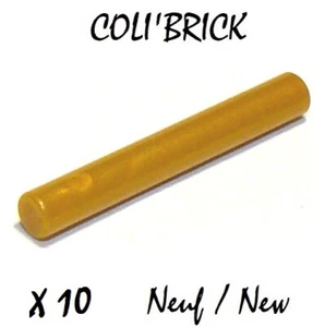 Lego 87994 - 10x Barre Baton / Bar 3L - Or Doré / Pearl gold - 17715 - New Neuf - Imagen 1 de 1