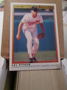 1991 O-PEE-CHEE PREMIER BASEBALL, COMPLET SET, CARDS 1-132, NRMT