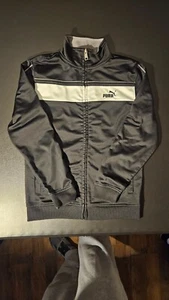 Puma Youth M Black Full Zip Long Sleeve Jacket - Picture 1 of 10