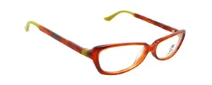 New Authentic Eye'DC eye'd VISION E007 133 90s Vintage Brown Plastic Eyeglasses - Picture 1 of 7