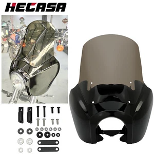 Front Headlight Fairing 15" Windshield For Harley Dyna Super Glide FXDXT T-Sport - Picture 1 of 14