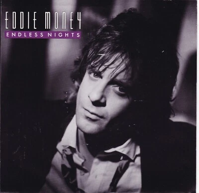 Endless Nights by Eddie Money (W/L Promo 7" Single, 1986, Columbia, P/S) VG+/EX - Image 1 of 3