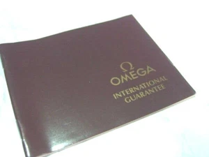1984 OMEGA INTERNATIONAL GUARANTEE WARRANTY, UNFILLED, BLANK        *6740 - Picture 1 of 4