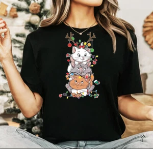 2024 Christmas unisex tshirt,Night before Christmas family party, The Artiscats - Picture 1 of 5