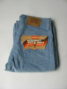 Vintage Levi's Corduroy Saddleman Boot Jeans, from 1981, Size 27x32 - Picture 1 of 5