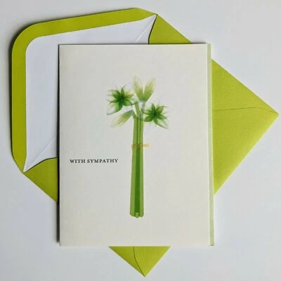 Papyrus SYMPATHY Card - Delicate Flowers Theme - Image 1 of 2