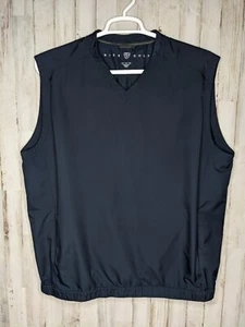 Vintage Nike Golf Pullover Windbreaker Vest Men's Size XL Navy Blue - Picture 1 of 11