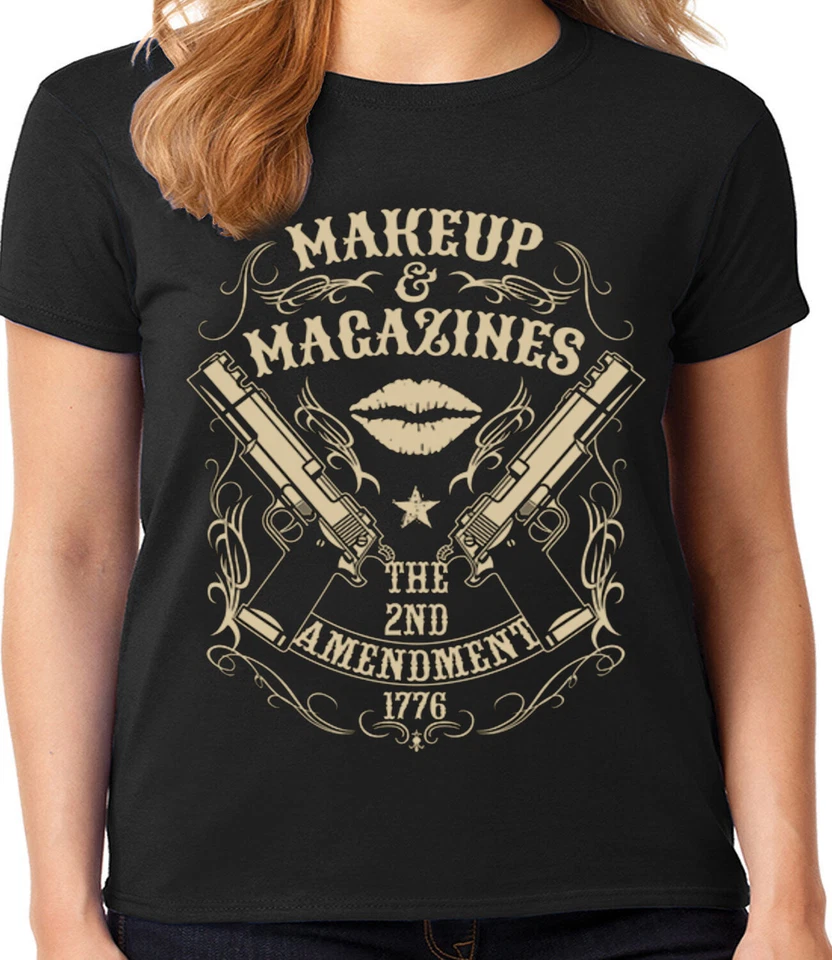 Camiseta para damas Camiseta para mujeres Segunda Enmienda Derechos de armas Camiseta divertida para mujeres Foto 1 de 1