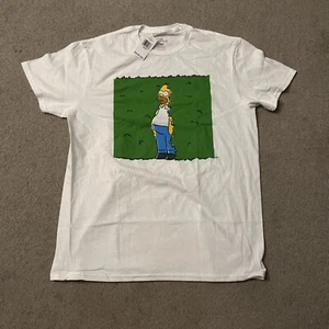 The Simpsons Homer Hedge White T-Shirt Men’s L - Picture 1 of 4