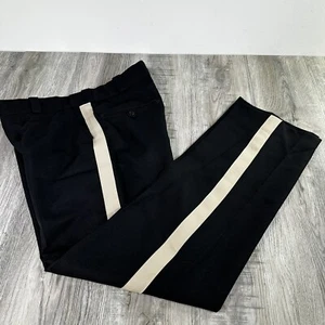 Flying Cross 34-Reg Pants 3910 Black W Beige Stripe Mens Military Uniform - Picture 1 of 7