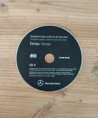 Navigation CD Mercedes AUDIO 50 APS NTG2  ESPANA PORTUGAL 2015/2016  orange 17.0 - Bild 1 von 3