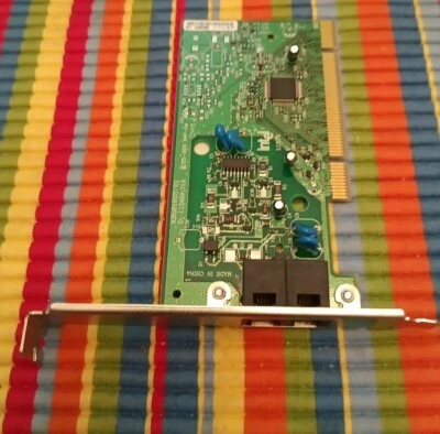 Intel Model 537EPG 56K V.92 Internal Modem PCI Card Data/Fax - Image 1 of 4
