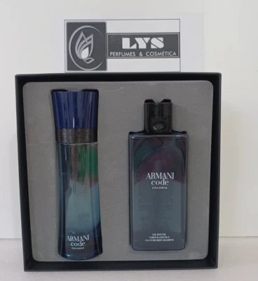 Giorgio Armani Code Colonia EDT pour Homme 125 ml Spray + Gel Douche 200 ml - Bild 1 von 2