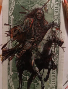 Hobo nicke Two Dollar Hobo Bill by J&M Tarantula As Crazy Horse On The Warpath - Picture 1 of 13