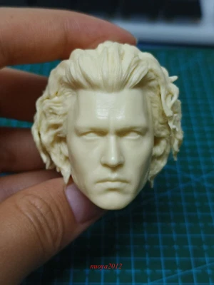 1/18 Edward Scissorhands Johnny Depp Head Sculpt For 3.75in Male Figure Doll Toy - image 1 of 4