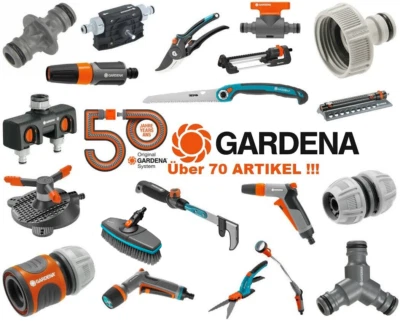 Riesen Gardena Auswahl: Regner Spritzen Kupplungen Wasserstop Adapter Verteiler - Bild 1 von 2