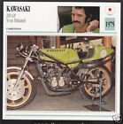 1975 Kawasaki 250Cc Gp Grand Prix Yvon Duhamel Race Motorcycle Photo Spec Card