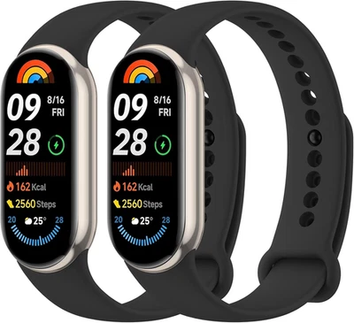 2 Stück Armband Für Xiaomi Mi Band 8/Xiaomi Mi Band 9/Xiaomi Mi Band 10, Weiches - Bild 1 von 4