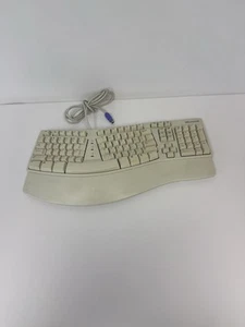 Microsoft Natural Keyboard Elite X08-73009-02, Black White PS/2 Tested Working - Photo 1/19
