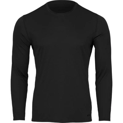 Hot Chillys Pieles de Melocotón Sólidas Crew Para Hombres Negro 2X-Grande - Caja Abierta Foto 1 de 4