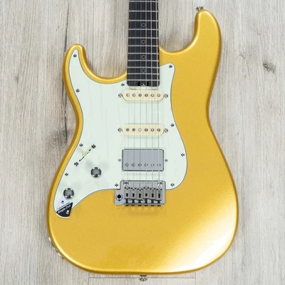 Schecter Nick Johnston Traditional 10th Anniv. Left-Hand Guitar, Atomic Saffron - Image 1 of 4