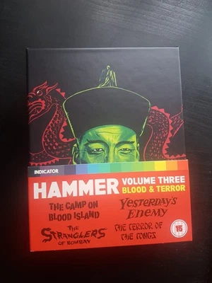 HAMMER VOLUME  3 - BLOOD AND TERROR LIMITED EDITION 4 DISC BLURAY INDICATOR OOP - Image 1 of 4
