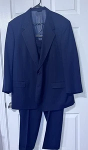 Nino Cerruti Rue Royale dunkelblau 2-Teiler Anzug 50R Sakko 44 W Hose Classic Fit - Bild 1 von 5