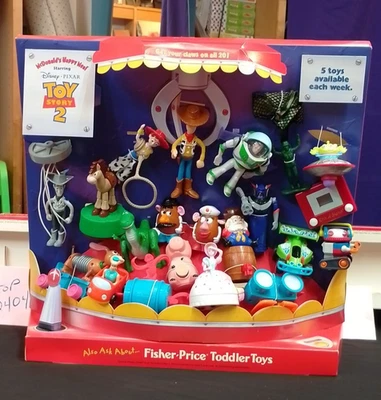 Toy Story 2 McDonald's Happy Meal Display 20 Toys Complete Set 1999 POP RARE - Image 1 of 4
