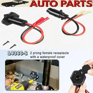 Trolling Motor Plug and Receptacle Set, 14365-6 Male & 14366-6 Female Connector - Foto 1 di 13