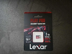 🔥 IN HAND 🔥Lexar 1TB PLAY PRO microSD Express Card  900 / 600 MB/s UHS-II SDXC - Picture 1 of 3