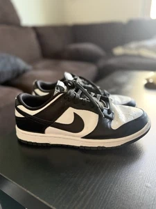 Size 10 - Nike Dunk Low Black White Panda - Picture 1 of 5