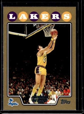 2008-09 Topps Jerry West Gold Border #/2008 Lakers - Imagem 1 de 2