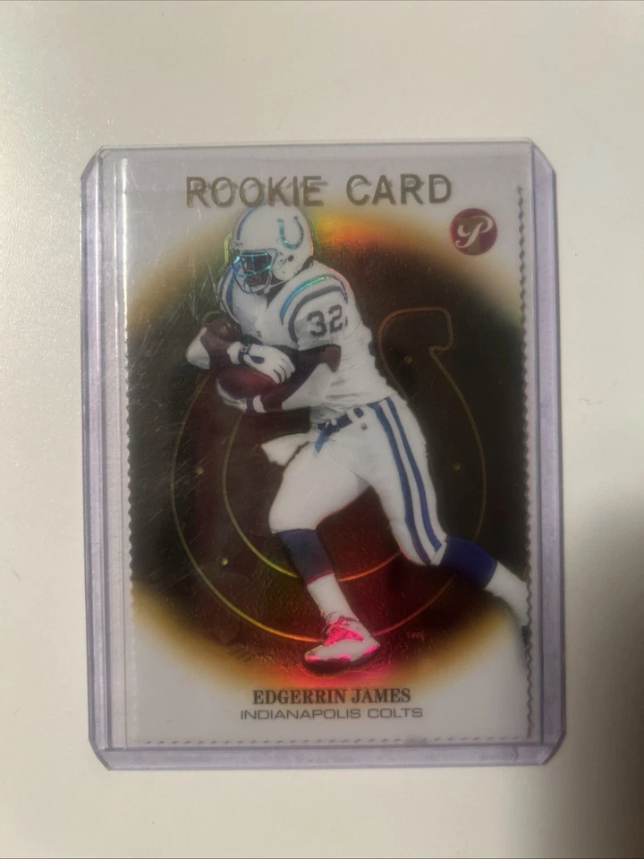 Topps Pristine 2002 - Edgerrin James #44 refractor troquelado dorado/79 Foto 1 de 2