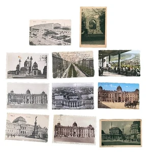 Colección de 11 postales vintage RPPC Viena Austria, principios a mediados de 1900 - Imagen 1 de 2