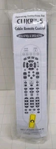 New Time Warner Cable Spectrum Universal URC Remote CLIKR-5 UR5U-8780L/8790L - Picture 1 of 7