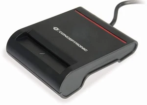 Conceptronic Smart ID Card Reader Smart ID Card Reader, Black, Acrylonitrile but - Bild 1 von 1