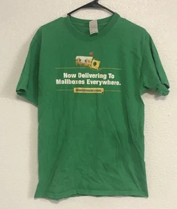 CAMISETA PROMOCIONAL EMPLEADO ENTREGA CORREO ÉXITO Y2K TALLA MEDIANA VERDE ¡LEER! - Imagen 1 de 6