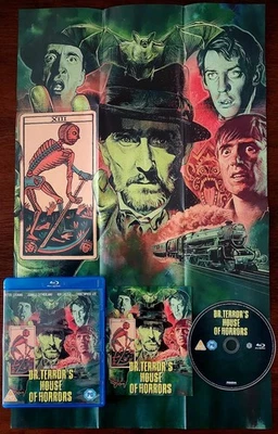 Dr. Terror's House of Horrors 1964 Blu Ray Reg. B Ltd Ed w/Poster Amicus Horror - image 1 of 4