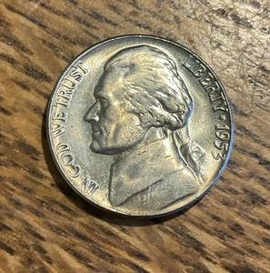 1953-P Jefferson Nickel GEM BU UNC FREE SHIPPING - Picture 1 of 2