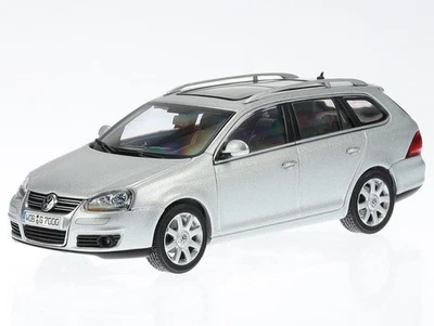 VW Golf Rabbit 5 Variant 2008 coche modelo diecast plateado 1/43 AutoArt Foto 1 de 4