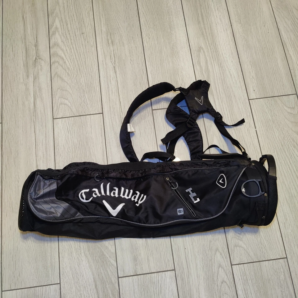 Bolsa de golf con lápiz Callaway Hyper Lite bolsa de domingo con correas dobles - tiene un agujero / ¡LEER!! Foto 1 de 4